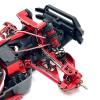 StiNGZjdM Metal Upgraded Front Lower Arm Compatible with MJX 1/10 10208 Monster RC Car Parts(Sky Blue) view 2