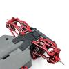 StiNGZjdM Metal Upgraded Front Lower Arm Compatible with MJX 1/10 10208 Monster RC Car Parts(Sky Blue) view 3