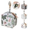 QERPON Pacifier Case with Clip Baby-Pacifier Holder Box Waterproof Pacifier Holder Case PU Pacifier Holder Bag for Travel view 4
