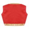 Nikiikoo Kids Boys Halloween Cosplay Dress Up Arabian Prince Costume Open Front Vest and Pants Set Red 6 Years view 4