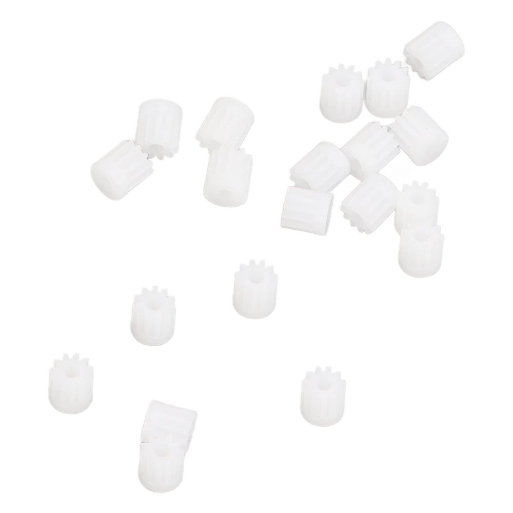 20pcs Plastic Motor Gear 1/24 11T RC Car Replacement Motor Gear, Fine Workmanship, Lightweight, Easy to Install Axial SCX24 90081 AXI00001 AXI00002, Suitable for