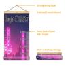 Adorable Cartoon Kids Height Wall Chart Perfect Growth Chart for Wall Easy Tracking with Fun Height Chart for Kids Durability Vibrant Growth Chart for Room Decor Measurement Cyberpunk Moon view 2