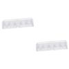 JOINPAYA Transparent Acrylic Chip Storage Box Capacity Organizer with Classified Compartments for Game Chips Tidy up Your Space for Poker and Mahjong view 1