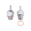 JIHAIYEMENGZHEN Platinum/Iridium Super Nitro Spark Plugs N4 Flat Replacement for OS #7/8 Universal for 1/8 1/10 RC Fuel Trucks Off-road and other RC products (Pack of 3) view 1