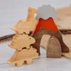 Wooden Dino World Toy Set for Kids Dinosaur Toy Baby Boy Gift Personalized Sensory Toys for Toddlers Pretend Play Set Nursery Decor Baby view 4