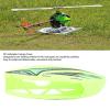 POENVFPO RC Helicopter Canopy Cover, Rugged Anti Crack Stylish Protective Cover for Flywing FW450 V3 RC Helicopter (Fluorescent Green) view 4