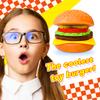 JA-RU Foodie Fusion Play Burger Deluxe Squishy Toy (1 Pack) Smushy Make Your own Patty. Squish Grilled Food Toys for Kids, Teen, & Adult. Stretchy Therapy Stress Relief Fidget Party Favor. 6723-1 view 2