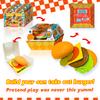JA-RU Foodie Fusion Play Burger Deluxe Squishy Toy (1 Pack) Smushy Make Your own Patty. Squish Grilled Food Toys for Kids, Teen, & Adult. Stretchy Therapy Stress Relief Fidget Party Favor. 6723-1 view 3
