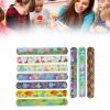 Aqur2020 10 Pcs Cartoon Dinosaur Pattern PVC Slap Bracelet Bands for Kids Parties, Soft Wrist Straps with Comfortable Fit, Stackable and Collectible, for Festivals or Carnivals view 3