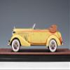 Mint Models 1935 Auburn 851 Supercharged Phaeton Open Roof Yellow in 1:43 Scale GLM161101 view 2