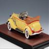Mint Models 1935 Auburn 851 Supercharged Phaeton Open Roof Yellow in 1:43 Scale GLM161101 view 3