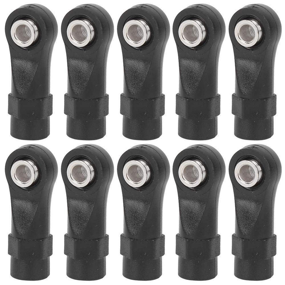 Alomejor 10pcs M4 Link Linkage Rod End Balls Joint Set for RC Car Vehicle Body Stability and Flexibility