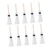 JOINPAYA 10pcs Mini Mop Miniature Broom Model Halloween Broom Stick Witches s Small Miniature Prop e Decor e Wizard Cotton White view 1