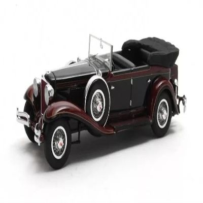 Mint Models 1931 Cord L-29 Phaeton Sedan Cabriolet Open Top Black/Red in 1:43 Scale MX40307-013