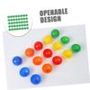 Amosfun 100pcs Openable Lottery Balls Raffle Drawing Balls for Parties Games Events Reusable Game Props for Lottery Decorations Group Activities view 4