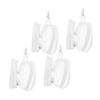 Abaodam 4pcs Clear Figure Display Cases with Keychain Portable Doll Carrier for Storage Lightweight Transparent Pouch for Figures for Travel and Everyday Use