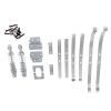 FytStycale Spare Parts for RC Car Model, Metal Rear Axle Spring Fixing for 1/12 Crawler, Silvery view 1