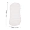 JOINPAYA 10pcs Newborn Diaper Liners Washable Cotton Inserts for Cloth Diapers Leak Comfortable view 2