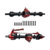 1/12 Front and Rear Axle Set Accessory Durable Spare Part RC Car Axles for MN78 D90 D91 99S RC DIY Accs Model Truck Vehicles(Black) view 1