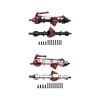 1/12 Front and Rear Axle Set Accessory Durable Spare Part RC Car Axles for MN78 D90 D91 99S RC DIY Accs Model Truck Vehicles(Black) view 2