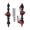 1/12 Front and Rear Axle Set Accessory Durable Spare Part RC Car Axles for MN78 D90 D91 99S RC DIY Accs Model Truck Vehicles(Black) view 3