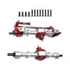 1/12 Front and Rear Axle Set Accessory Durable Spare Part RC Car Axles for MN78 D90 D91 99S RC DIY Accs Model Truck Vehicles(Black) view 4