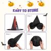 GlbnSHeric Witch Hats Halloween Cone Wizard Hat UK Retro London Telephone Witch Hats Halloween Hat Costume Cosplay view 4