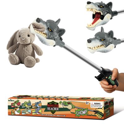 DINOBROS Animal Pincher Toys Wolf Grabber Toy for Boys Claw Snapper Chomper Monster Reacher Robot Hand