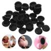 CIYODO 50pcs Piggy Bank Bottom Covers Black Stoppers for Money Saving Jar Easy to Install Multi-Purpose Plug Caps for Efficient Savings view 2