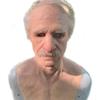 Nurnesy Festival Old Man Mask Realistic,Scary Wrinkle Latex Mask -Latex Headgear Cosplay Party Costume Mask -Soft Elder Mask (skin colour) view 1