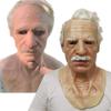 Nurnesy Festival Old Man Mask Realistic,Scary Wrinkle Latex Mask -Latex Headgear Cosplay Party Costume Mask -Soft Elder Mask (skin colour) view 4