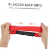 Unomor Legged Race Game Rope Elastic Tie Rope for Boys and Girls Hook Loop Tape view 3