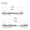 RC Parts for Feiyue FY03 FY01-07 Q39 1/12 RC Upgrade Parts Accessories 2Pcs Metal Front Rear CVD Drive Shaft Replacement Parts view 4