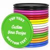 MANBATTLE 500 Custom Poker Chips, Bar Drink Token Chips Personalized Logo, Image, Text on Chip, Double Sided Full Color Print Custom Tokens, Good for Casino Night, Wedding and Bachelor Party (Green) view 1