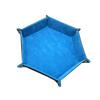 BCOATH Collapsible Dice Organizer Box in Leather Hexagon Shape Sturdy Practical view 1