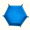 BCOATH Collapsible Dice Organizer Box in Leather Hexagon Shape Sturdy Practical view 4