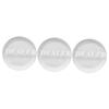 WHAMVOX 3pcs Professional Compact Transparent Poker Button Game Accessory for Tournaments Events and Engraved for Readability and Convenience view 1