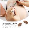 3 Pairs Makeup Practice Head Model with Removable Eyelids view 3