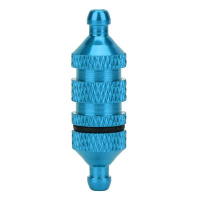 equlup RC Oil Fuel Filter, Fuel Filter Engine Model Part 36mm/1.42in RC Outdoor Exterior Spare Part for RC 1:8/1:10 Model Car (Blue)