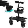 2-in-1 Universal Stroller Board, Sit and Stand Stroller Attachment for Toddler to Ride, Suitable for Most Brands of Strollers, Holds Children Up to 55lbs view 4
