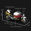 Collection 1/18 Motorcycle Simulation Diecast Model Collection Birthday Present for Ducati 795 view 4