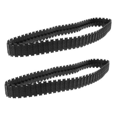 ORFOFE 2pcs Tank Tracks for Robot Excellent Traction for for Crawler Car Projects and Building Hands Skills