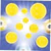 CAXUSD 50pcs Reusable Yellow Lottery Balls Openable Raffle Balls for Party Games Plastic Party Supplies Festive Props view 3