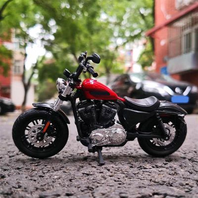 Collection 1/18 Motorcycle Simulation Diecast Model Collection Birthday Present for Harley Forty-Eight Special(with Foam Box)
