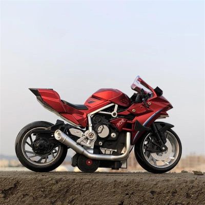 Collection 1/12 Motorcycle Simulation Diecast Model Collection Birthday Present for Kawasaki Ninja H2R(Red Foam Box)