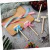 CHILDWEET 5pcs Wooden Crab Mallets Lightweight Cake Mallets for Boys and Girls for Birthday Parties and Creative Projects for Shellfish and Cake Making view 3