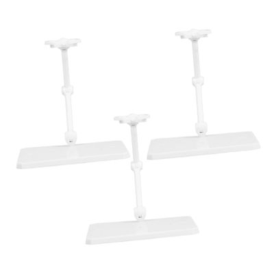 ULDIGI 3pcs Action Figure Display Holder Base Model Stand for Dolls and Toy Figures Stable and Practical Support Stands for Collectibles