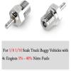 JIHAIYEMENGZHEN Platinum/Iridium Super Nitro Spark Plugs N4 replaceable OS #7/8 Universal for 1/8 1/10 RC fuel trucks off-road and other RC products. (4) view 4