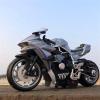 Collection 1/12 Motorcycle Simulation Diecast Model Collection Birthday Present for Kawasaki Ninja H2R(Gray Foam Box) view 1