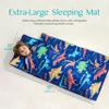 JOIEDOMI Toddler Sleeping Bag for Kids 55''x30'' Nap Mat with Removable Pillow and Minky Blanket for Toddler Ages 3-7 Roll Up Kids Sleeping Bag for Boys Girls Kindergarten Daycare Colorful Dinosaur view 3
